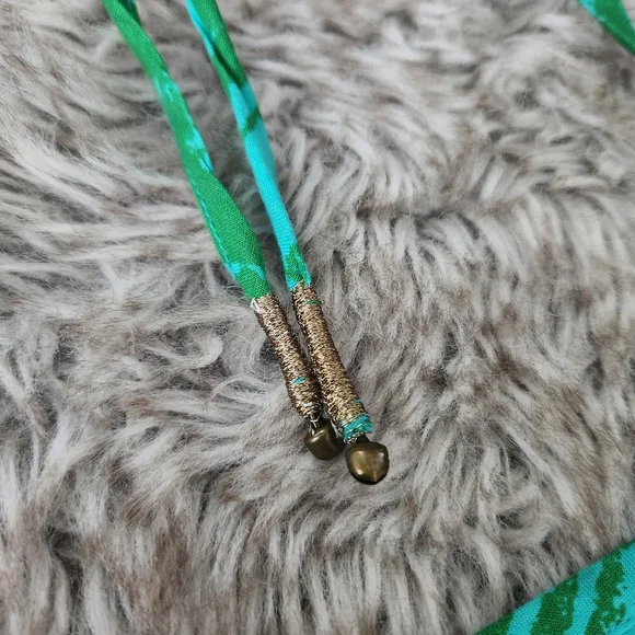 Free‎ People Copa Cabana 2 Piece Skirt Set In Teal Combo Women's Size XL - Picture 12 of 15